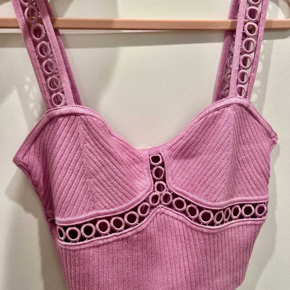 Guess Marciano Yohanna sleeveless top (pink)